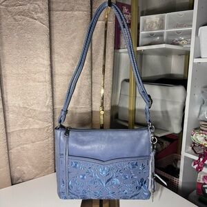The Sak Alameda Leather Embroidered Crossbody Bag